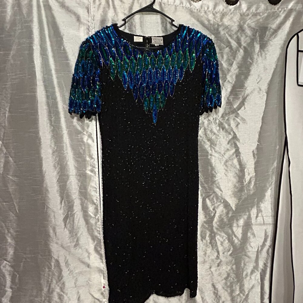 Vintage Stenay Beaded Dress